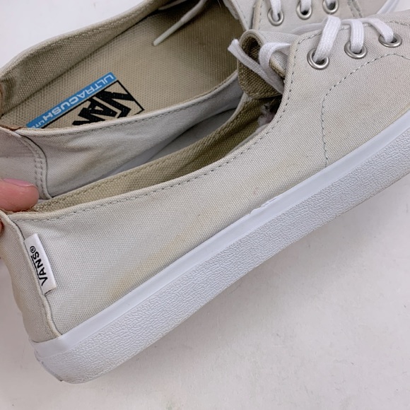 Vans Ultracush Lite sneakers Lace up Size 6.5 Beige and white cushioned - Picture 12 of 14